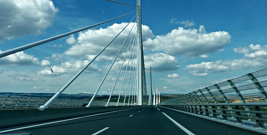 Crossing the Millau Viaduct by lellie