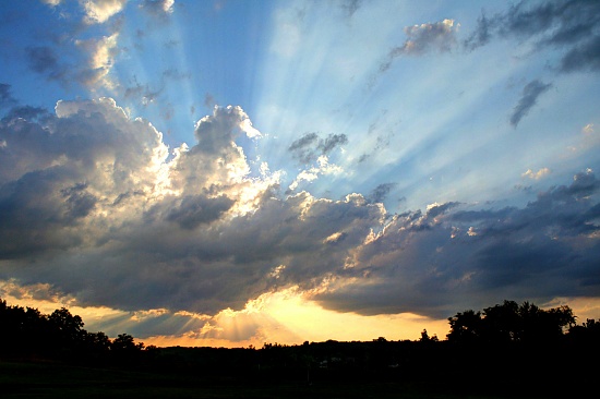 Evening rays by mittens