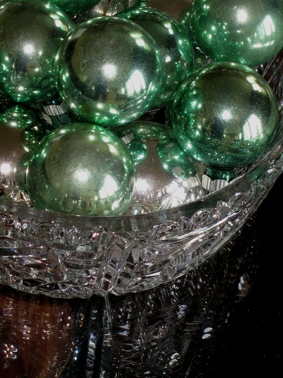 Green Ornaments by madamelucy