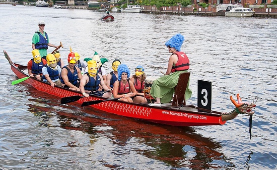 Simpsons Dragon Boat by netkonnexion