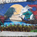 interesting wall mural in Collingwood