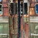 Rusted Vintage Bus Door