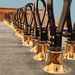 Smallest handbells to the right