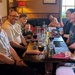 Family meal at the Redgarth 