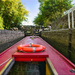My Husband Tom managed the locks and I handled the boat