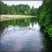 A peaceful day at a natural swimming area located  in Silver Falls State Park, Oregon. 