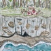 Sedimentary & tea party with forest animals 