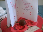 14th Feb 2011 - Valentine's Day Card and Chocolate 2.14.11
