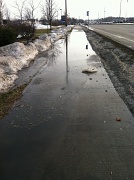16th Feb 2011 - Water on the Sidewalk