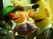 18th Feb 2011 - chatting with bert and ernie