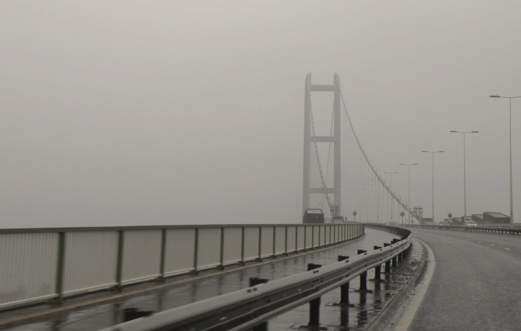Washed-out on the Humber Bridge by manek43509