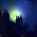 Moon over Lichfield by sabresun