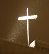 21st Jan 2011 - Snowing on the cross IMG_2995
