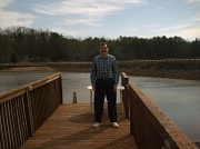 27th Feb 2011 - Dad standing in front of lake 2.27