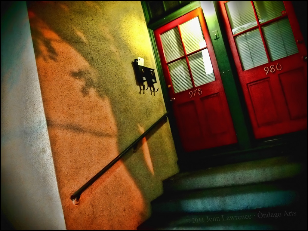 SLO Doors at Dark by aikiuser