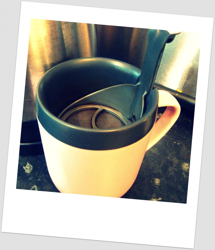 Cafetiere mug by sarahhorsfall