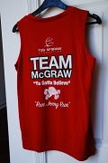 3rd Mar 2011 - Back of My New Team McGraw Singlet