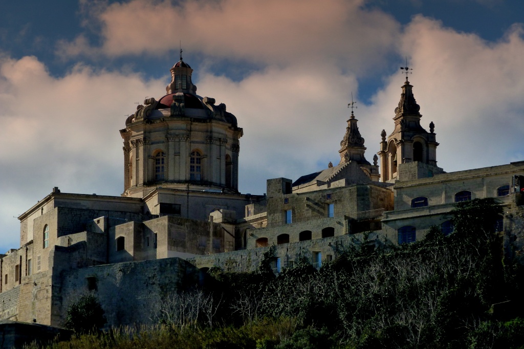 MDINA CATHEDRAL & MEDIEVAL WALLS by sangwann