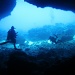 Divers at entrance to Thundercliff Cave by lbmcshutter