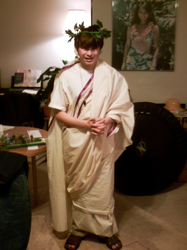 Me in my Roman Costume 3.8.11  by sfeldphotos