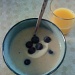yoghurt and blueberry porridge by sarah19