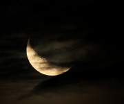 10th Mar 2011 - quarter moon with veil of cloud