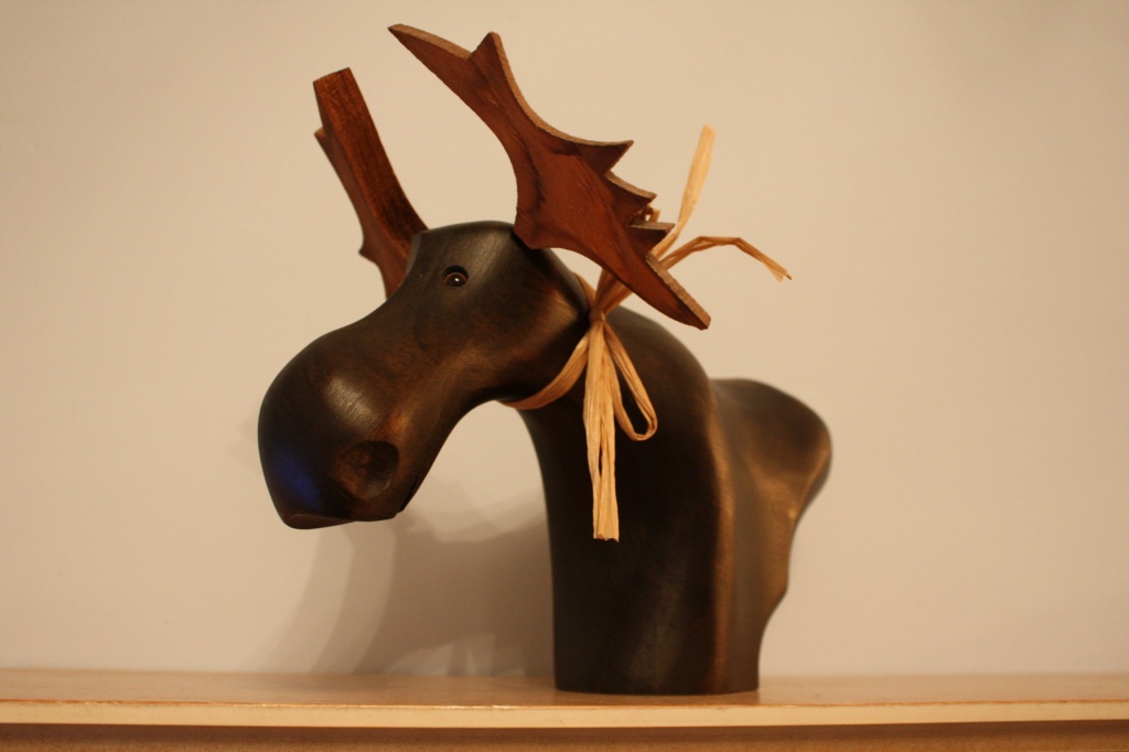 Wooden Moose by natsnell