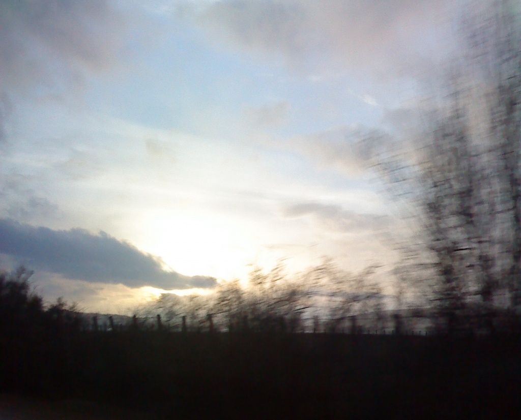 fading light from the train home by sarah19