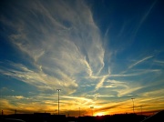 9th Mar 2011 - Sunset and Contrails
