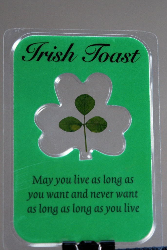 Irish Toast Bookmark by sharonlc