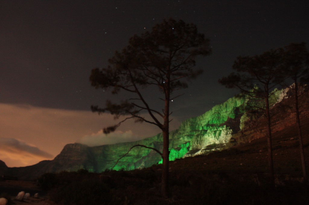Table Mountain dresses up for St Patrick's Day by eleanor