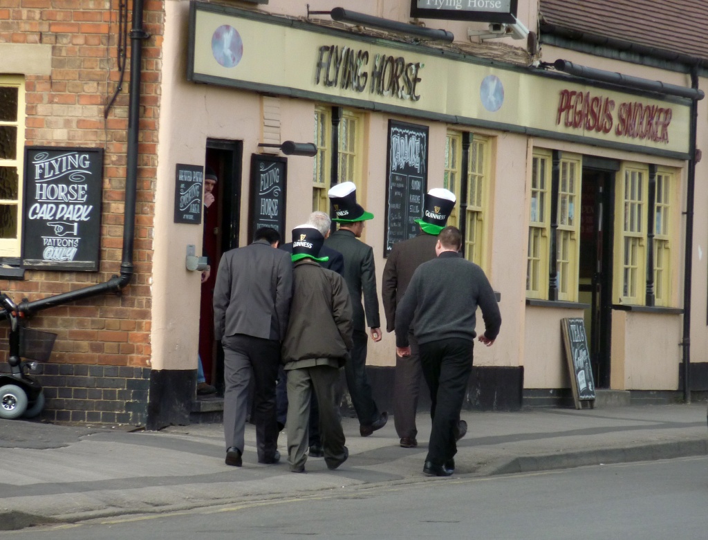 SAINT PATRICK'S DAY DRINKERS  by phil_howcroft
