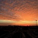 Sunrise at the airport. by jgoldrup