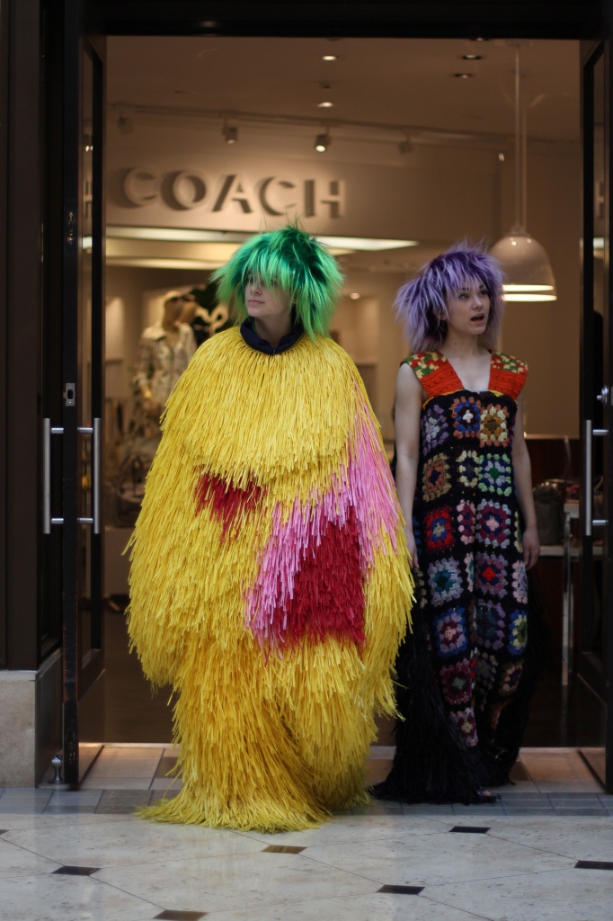 Nick Cave's Soundsuits Invade Pacific Place In Seattle.   by seattle