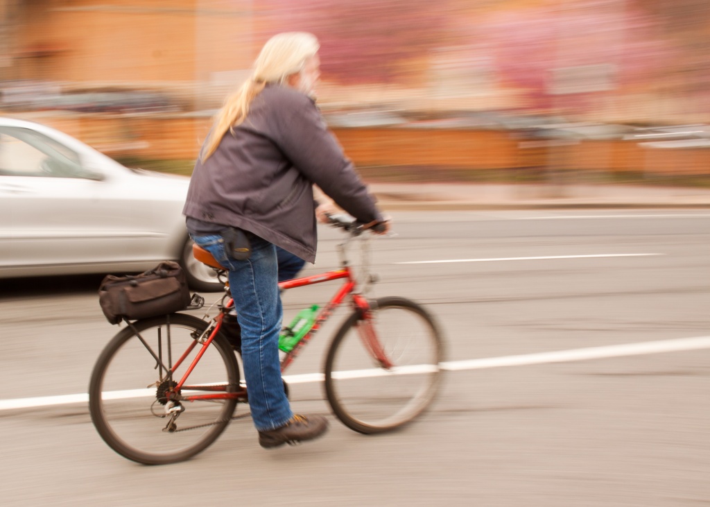 Panning for a Bicyclist by jbritt