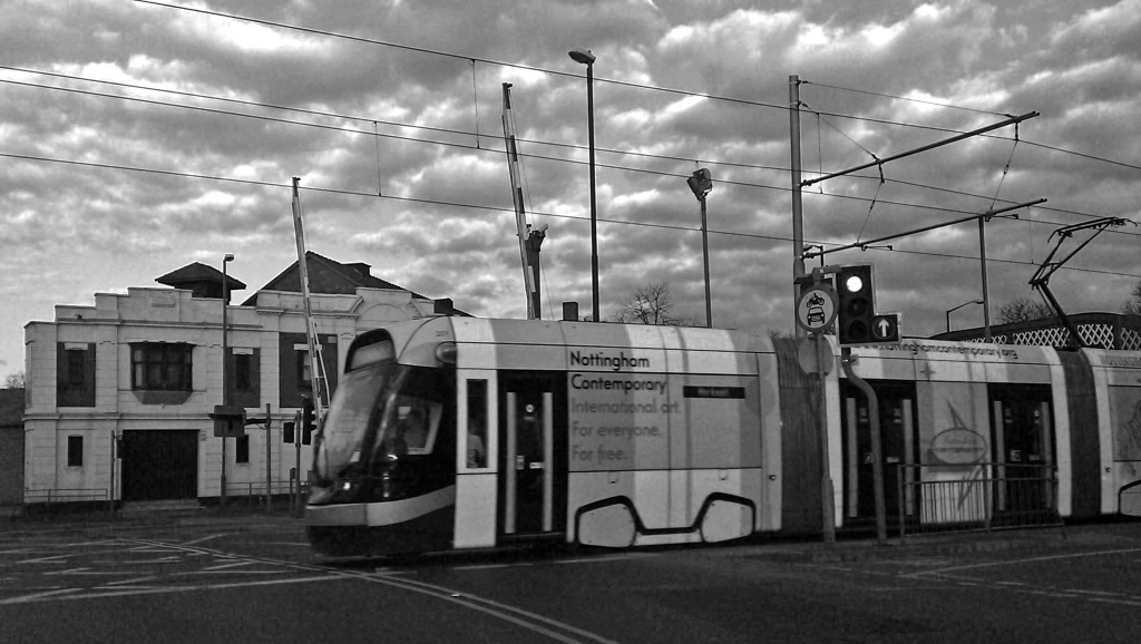 A BIG SKY, SOME BIG WIRES AND A BIG POWERFUL TRAM by phil_howcroft