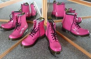 25th Mar 2011 - My shiny, new, hot pink DM boots 