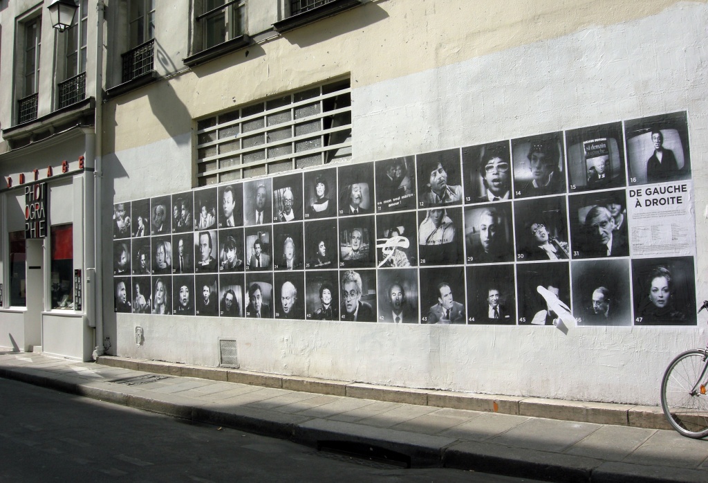 Temporary photos exhibition in the Marais by parisouailleurs