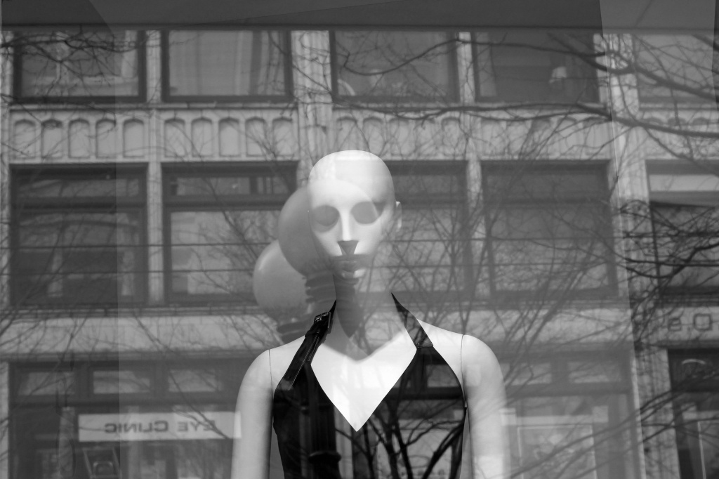 The Mannequin Has An Idea Or Two... Eyeglasses! by seattle