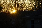 29th Mar 2011 - Sun Rising Over My Neighbor's House