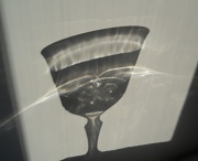 3rd Apr 2011 - Shadow of wine glass