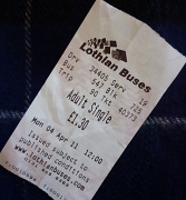 4th Apr 2011 - bus ticket