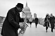 5th Apr 2011 - The Saxophonist and St Paul's