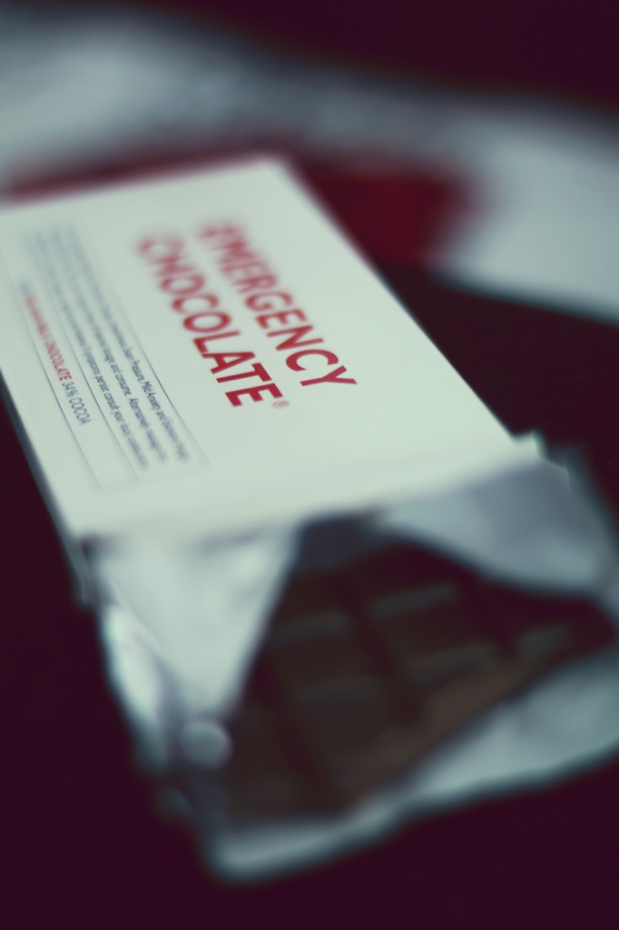 emergency chocolate by pocketmouse