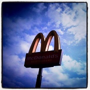 7th Apr 2011 - McDonalds against the sky