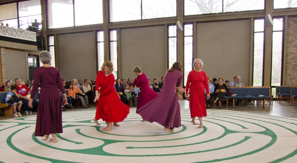 UUCA Dancers and Labyrinth by jbritt