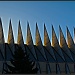Sunrise at the Air Force Academy Chapel by exposure4u