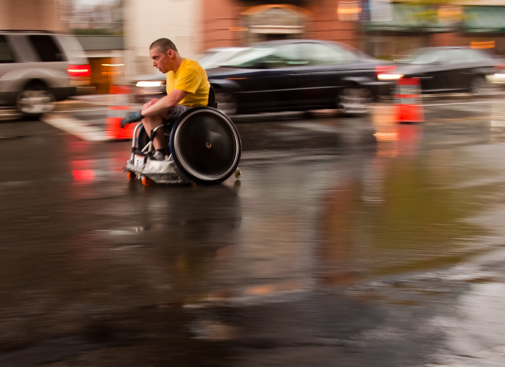 Wheelchair Athlete by jbritt