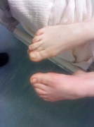 6th Apr 2011 - pale foot pink foot