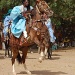 horseman in  blue  by miranda